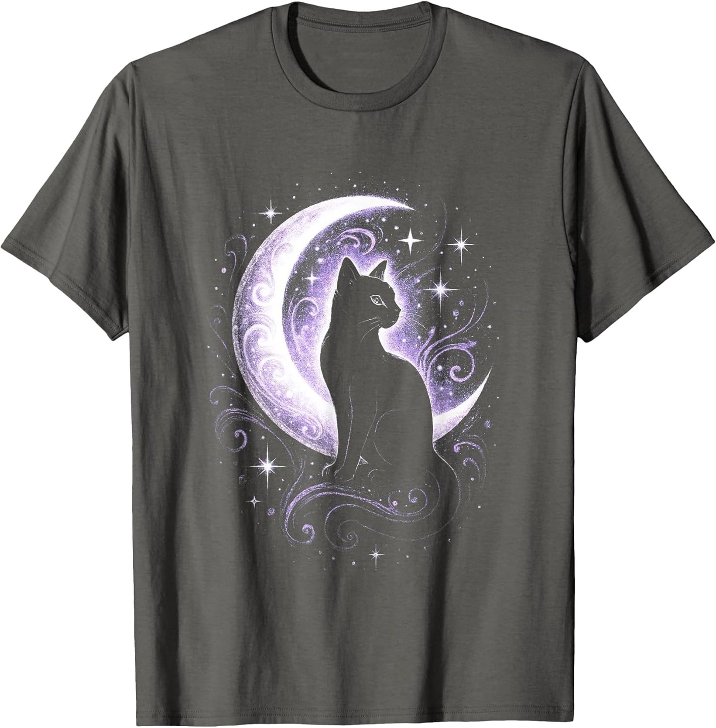 Witchy Moon Cat Witch Aesthetic Pastel Goth