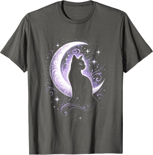 Witchy Moon Cat Witch Aesthetic Pastel Goth
