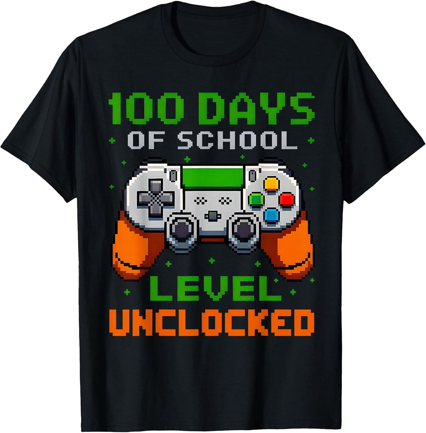 Level 100 Days Unlocked Video Gamer Boys 100th Day of School