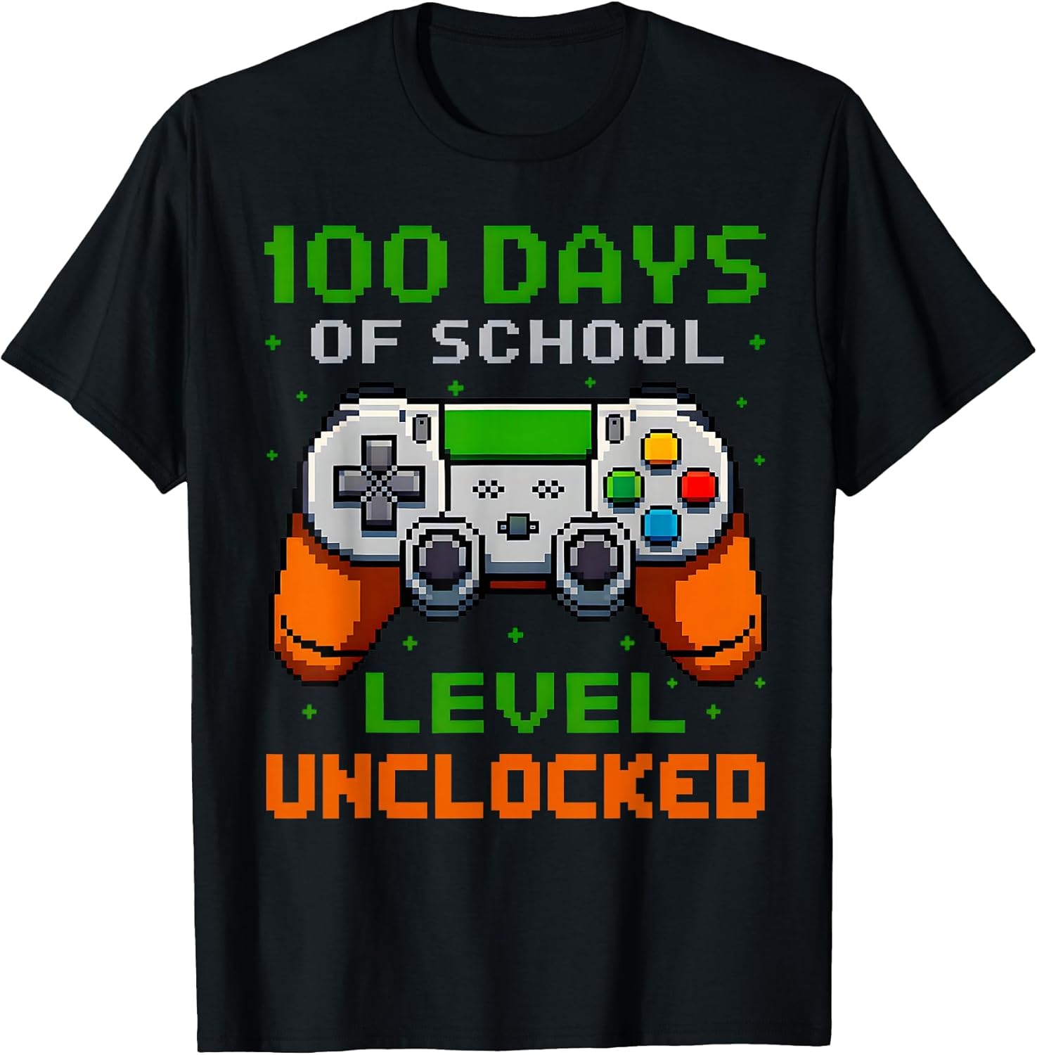 Level 100 Days Unlocked Video Gamer Boys 100th Day of School