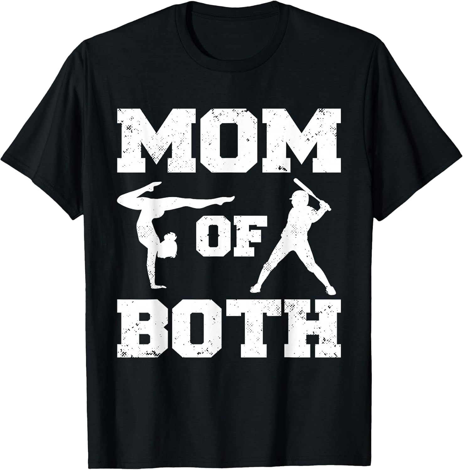 Mom of Both Funny Baseball Gymnastics Mom