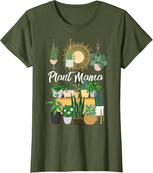 Plant Mama Crazy Plant Lady Mom Indoor Flower Floral Garden