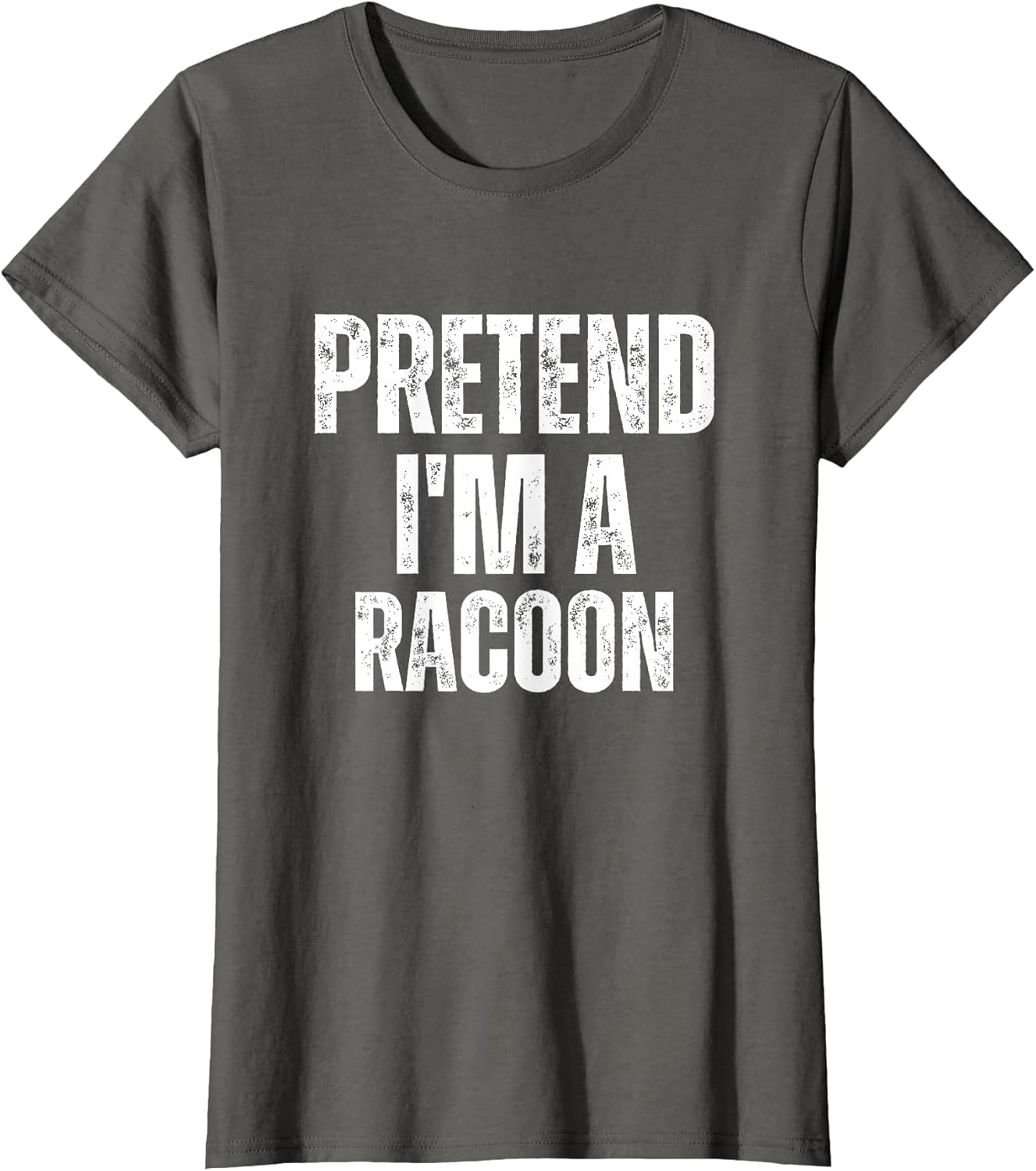 Pretend I'm A Racoon Funny Lazy Costume