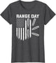 Military Rifle Range Day American Flag Bullet Semi Automatic