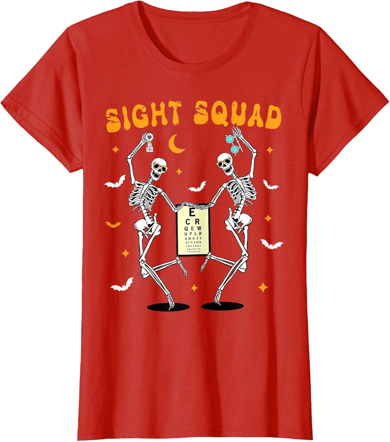 Skeleton Dancing Sight Squad Halloween Optometrist Optometry