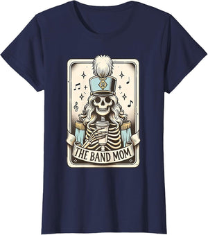 Marching Band Mom Tarot Card Skeleton Mom Musical Instrument
