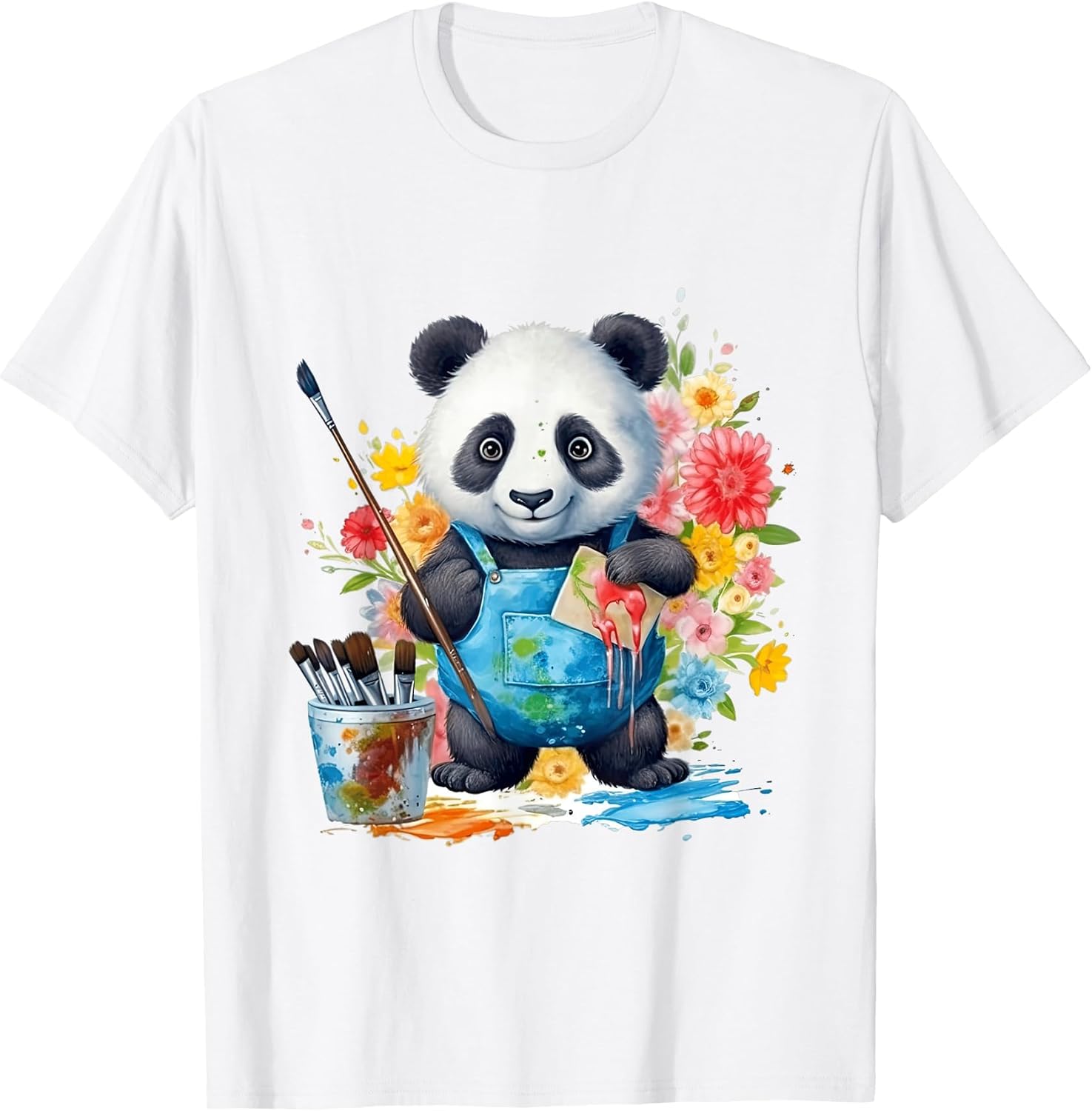 Panda Bear Painting Artist Watercolor Paint Panda