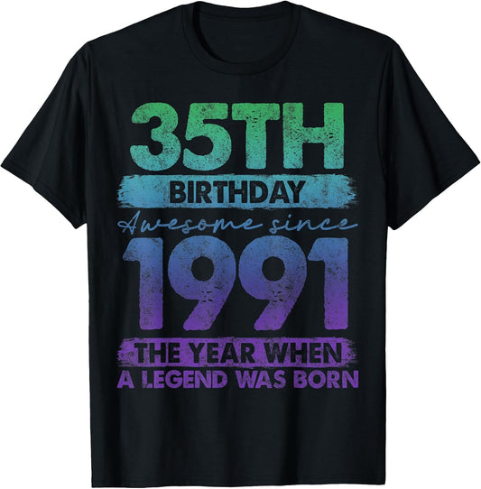 35 Year Old Gifts Vintage 1991 Limited Edition 35th Birthday