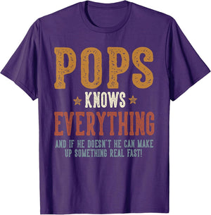 Pops Knows Everything - Humorous Father's Day Pops