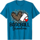 Baseball Grandma Funny Leopard Heart Proud Baseball Grandma