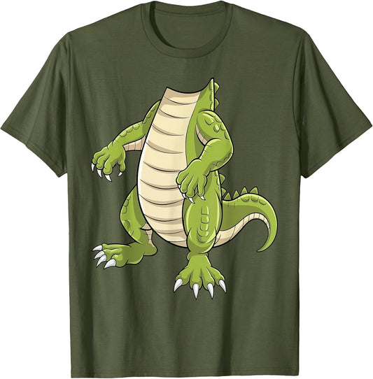 Alligator Shirt Adult Kids Men Women Crocodile Costume