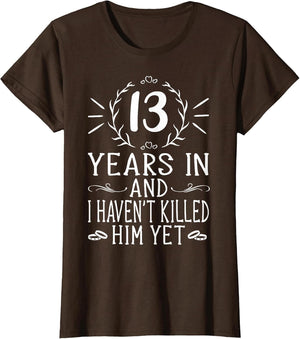 13th Wedding Anniversary Shirts - 13 Years Marriage