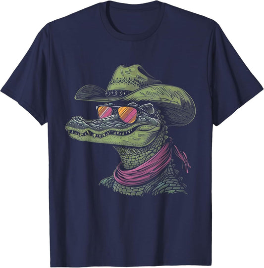 Alligator Cowboy Hat Gator Crocodile Reptile Lover Funny