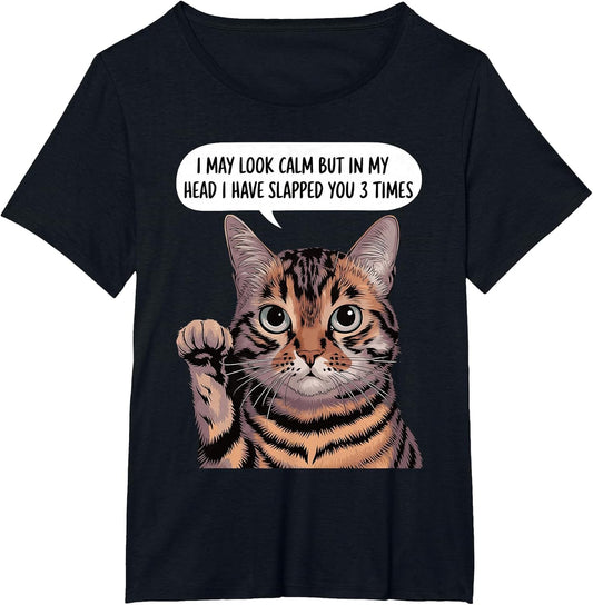 Love Cat Graphic Shirts Women