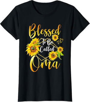 Blessed to Be Called Oma Sunflower Women
