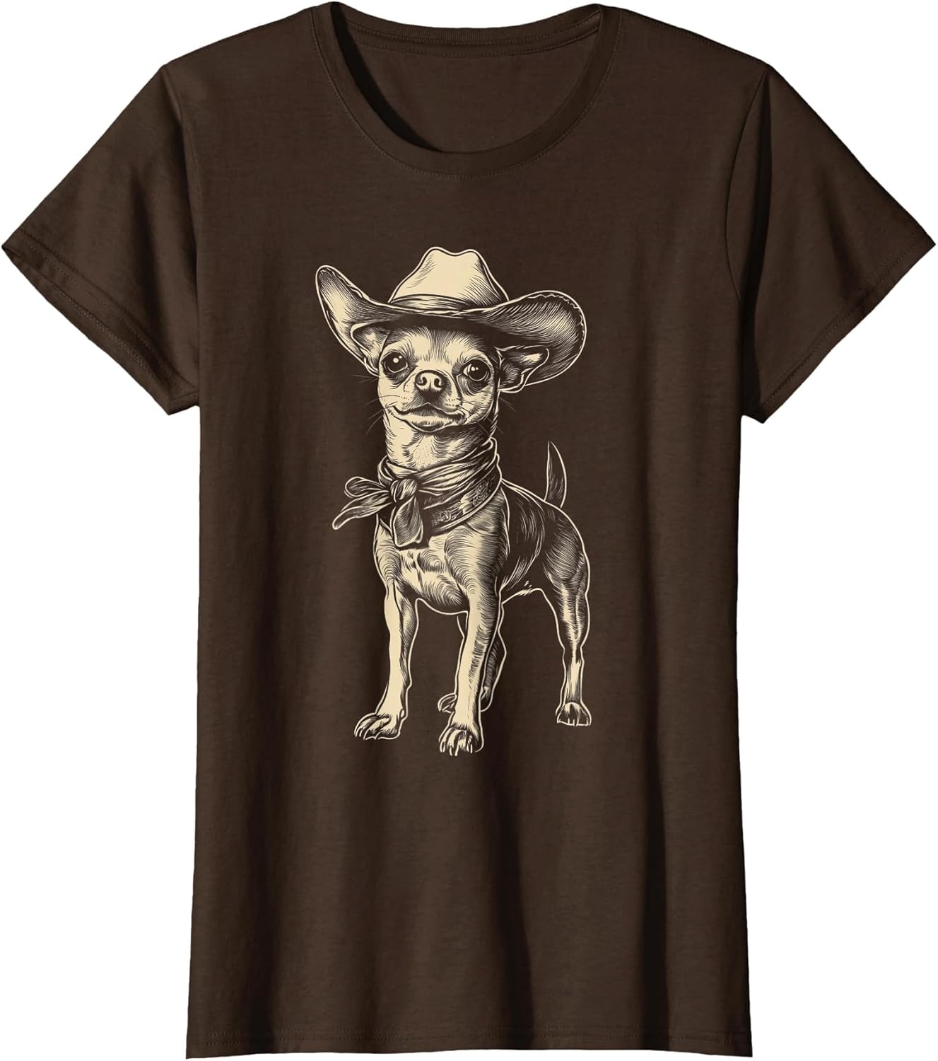 Chihuahua Wearing Cowboy Hat Funny Western Dog Mom Dad
