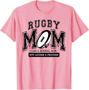 Loud Proud Rugby Mom Rugby Player Mama Family Funny Cute