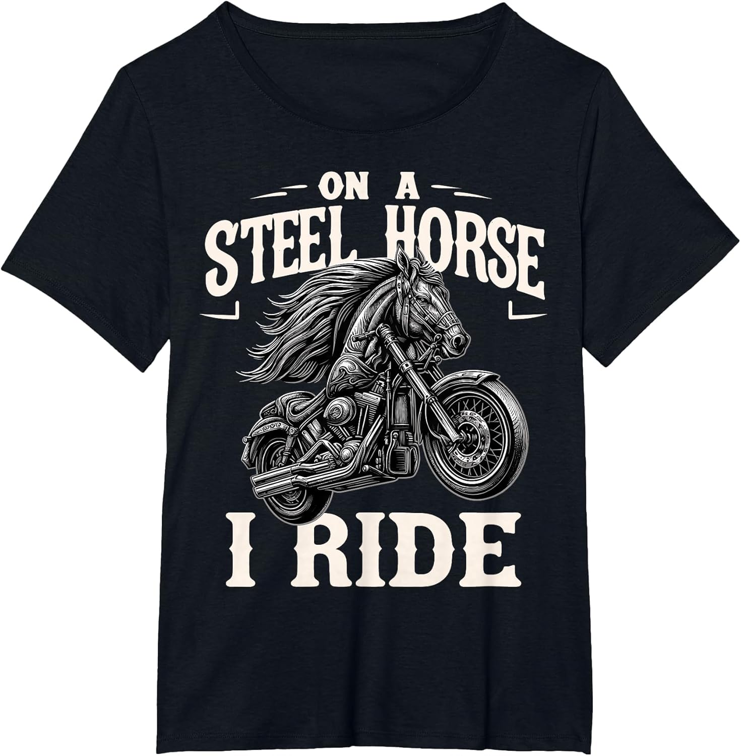 On A Steel Horse I Ride Motorcycle