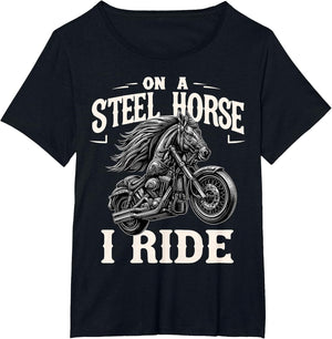 On A Steel Horse I Ride Motorcycle