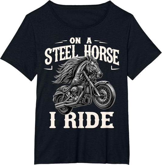 On A Steel Horse I Ride Motorcycle