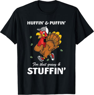 Marathon Running Turkey Trot Funny Thanksgiving Team
