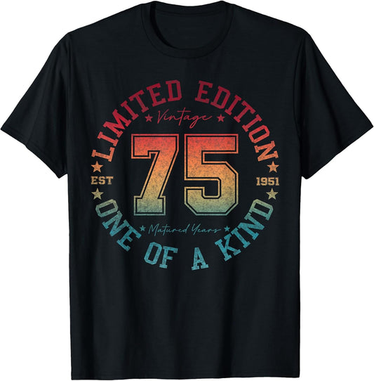 75 Year Old Gifts Vintage 1951 Limited Edition 75th Birthday