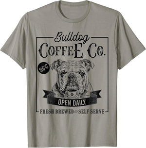 Retro English Bulldog Coffee Funny Dog Mom Coffee Lover