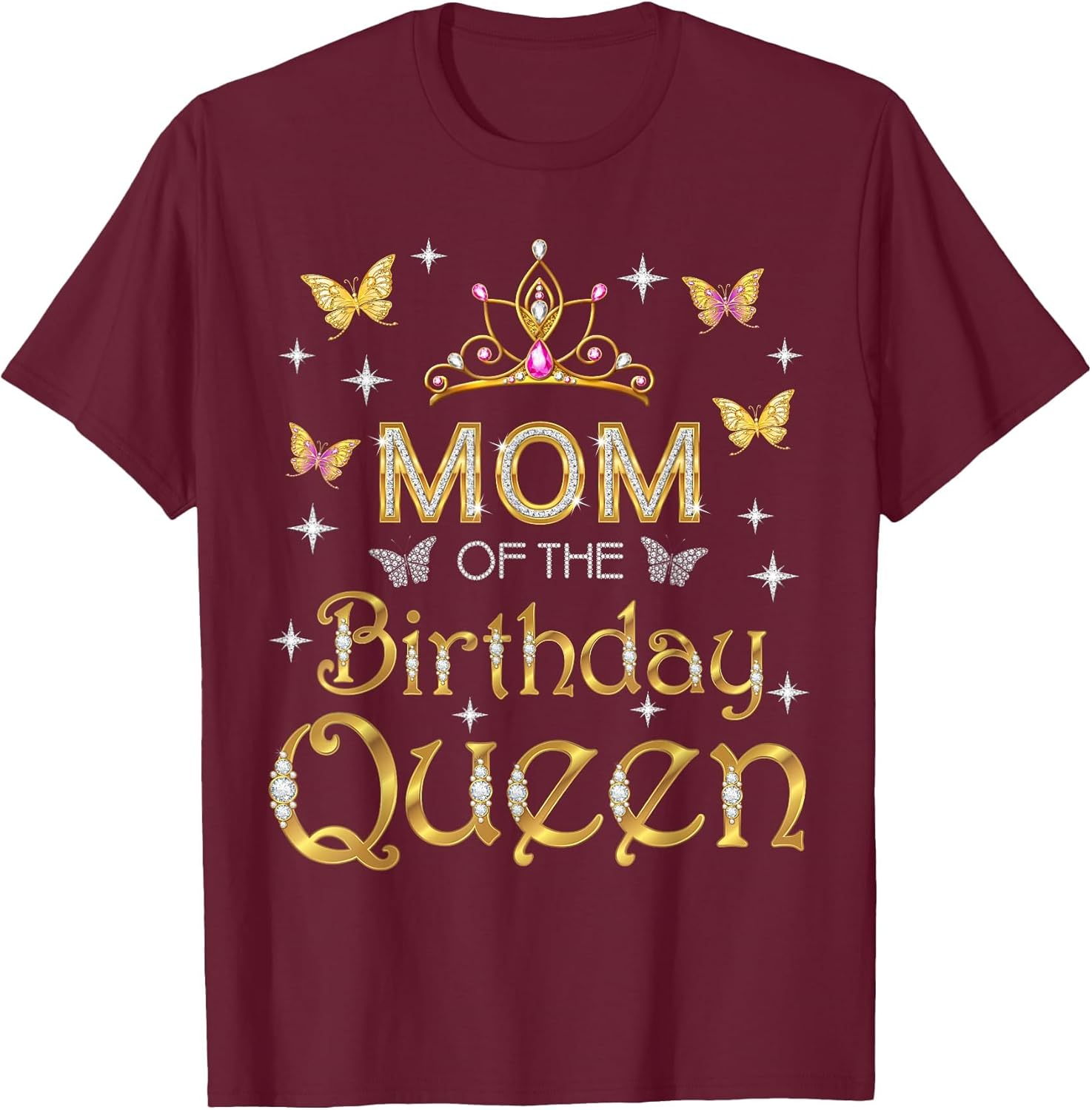 Mom of The Birthday Queen Birthday Party Family Matching