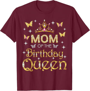 Mom of The Birthday Queen Birthday Party Family Matching