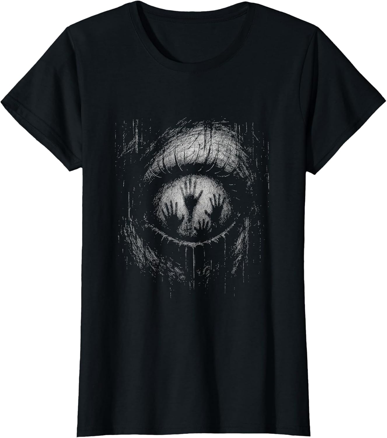 Horror Creepy Eye Ghost Hands Grunge Goth Alt Aesthetic