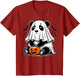 Spooky Panda Wearing A Ghost Halloween Costume Funny Horror