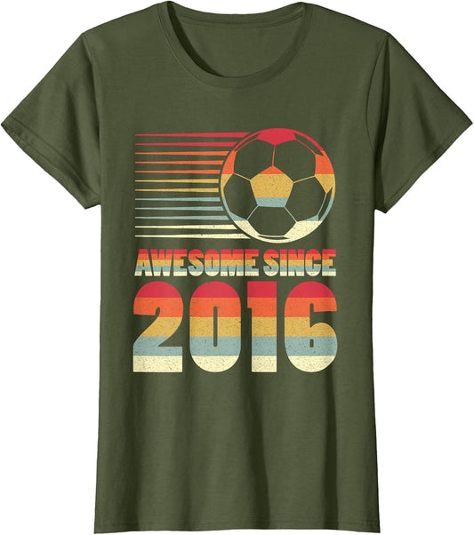 Awesome Since 2006 Soccer 10th Birthday Vintage Soccer