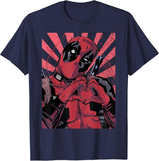 Marvel Deadpool Closed Hand Heart Graphic