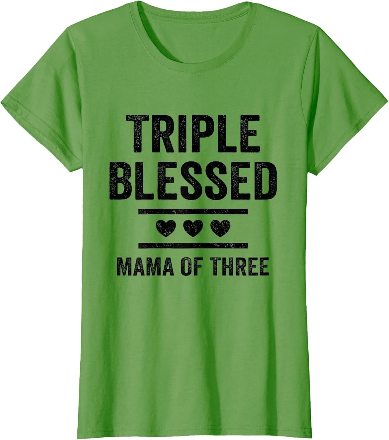 Triple Blessed Mama of Three Boys Girls Kids Blessed Mom