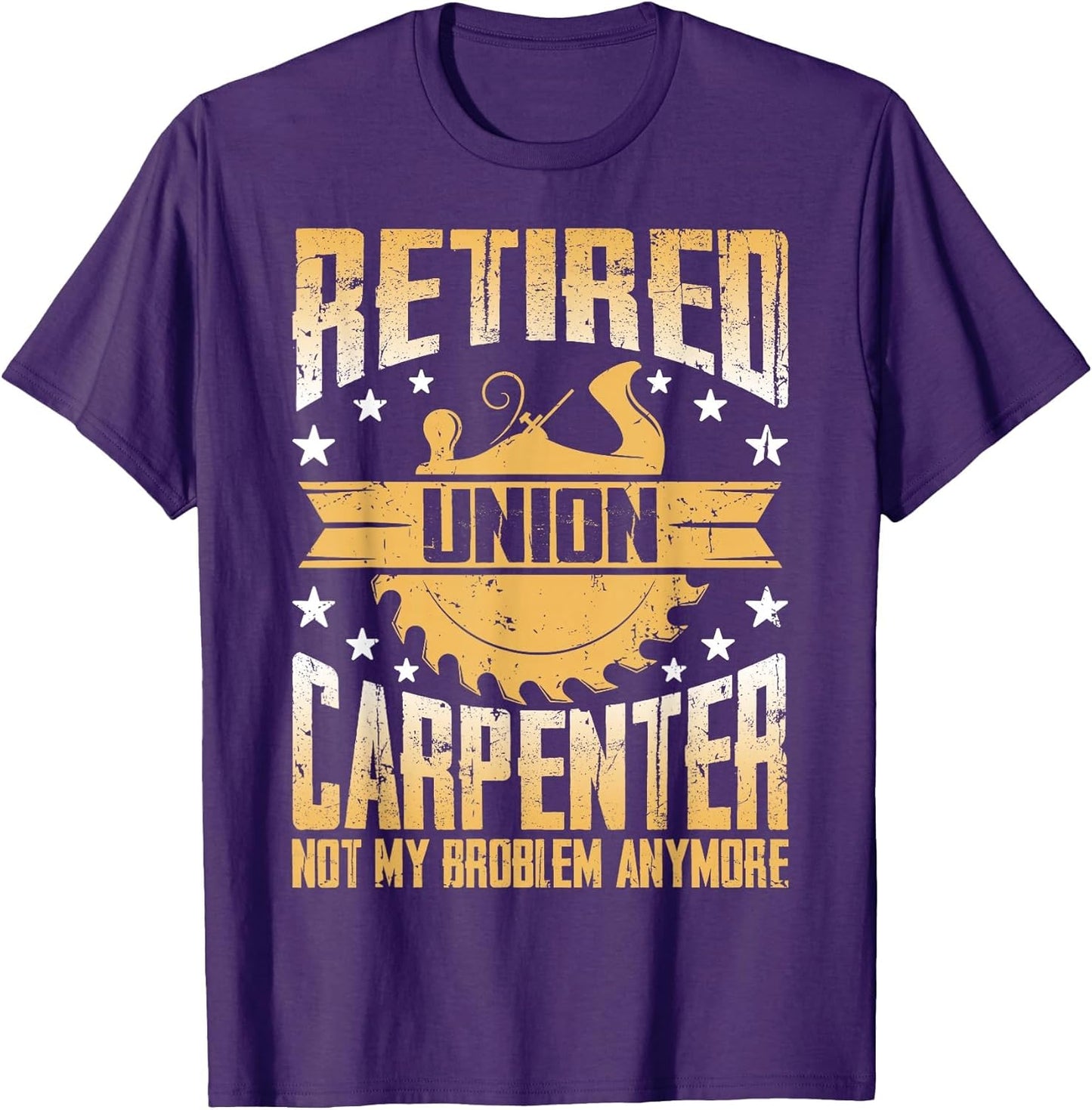 Retired Union Carpenter Shirt Union Carpenter Retirement