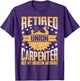 Retired Union Carpenter Shirt Union Carpenter Retirement