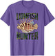 Lionfish Hunter in Green Camo Font with Lionfish Design Cool
