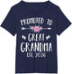 Promoted to Great Grandma Est 2026 New Great Grandmother