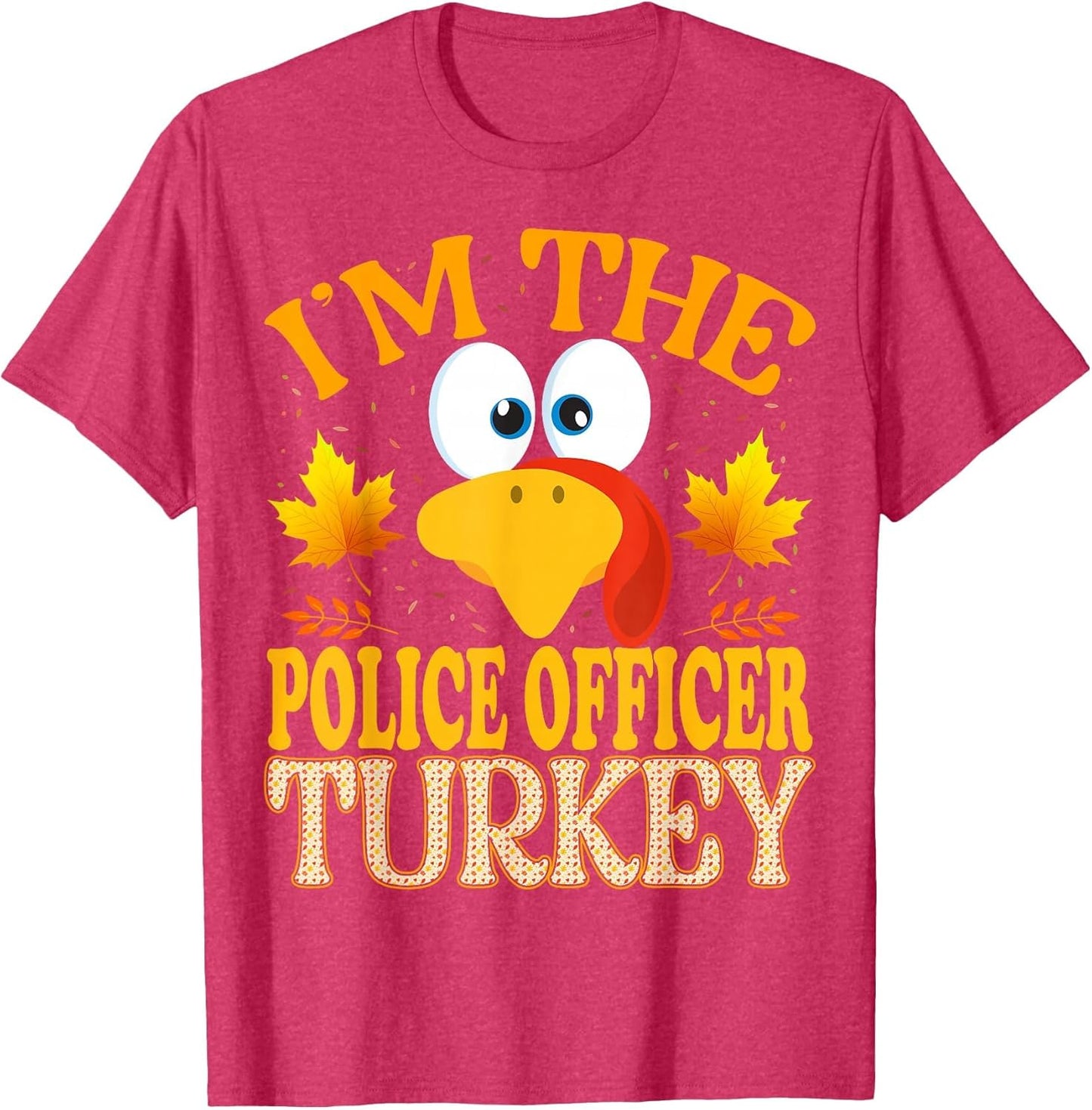 Thanksgiving I'm The Police Officer Turkey Matching
