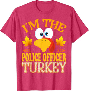 Thanksgiving I'm The Police Officer Turkey Matching