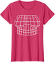 Magnified Chest Optical Illusion Grid Boobs 3D Graphics Idea
