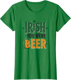 Irish You Were Beer St Patricks Day Design