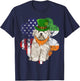 Irish American Flag Cotton Tulear