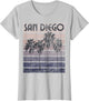 San Diego California Beach Summer Vacation Vintage