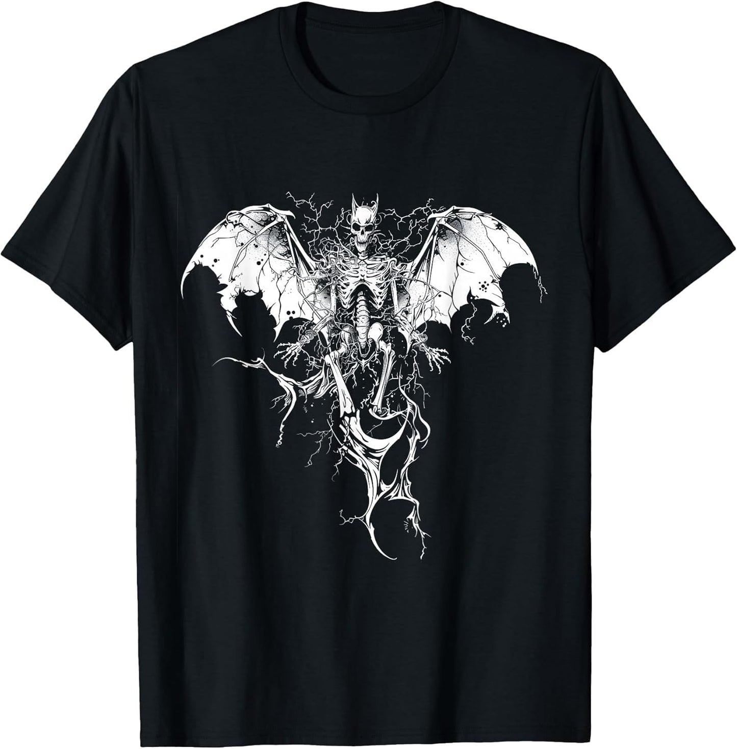 Dark and Bold Skull Music Design for Rock and Goth Fans