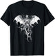 Dark and Bold Skull Music Design for Rock and Goth Fans