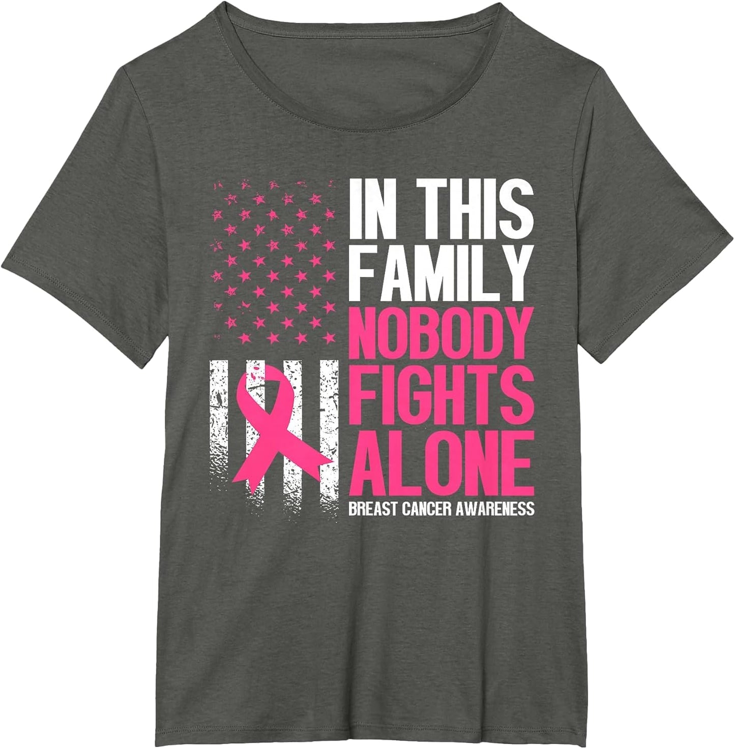 in This Family Nobody Fights Alone Breast Cancer Awareness