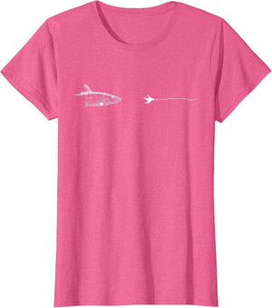 Graphic Fly Fishing Hook Line - Fish Bonefish