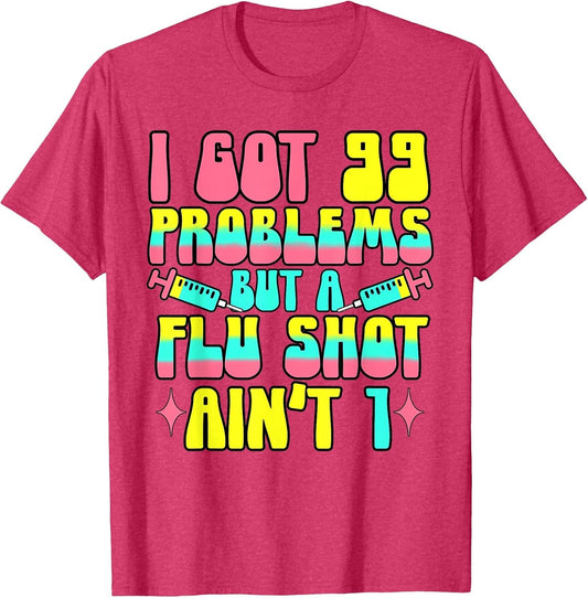 Funny flu Shot Medical Vaccine Pharmacist Pharmacy Nurse rn