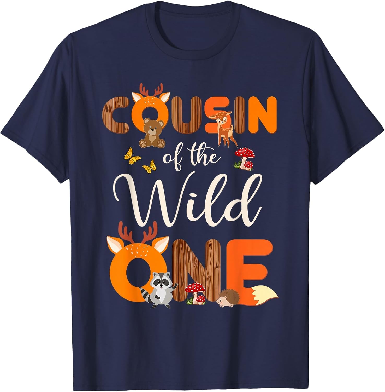 Cousin of The Wild One Woodland Animals 1st Birthday Cousin